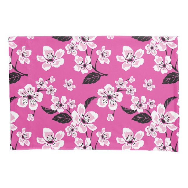 CHERRY BLOSSOM - SAKURA (PINK) PILLOWCASE (Front-Left)