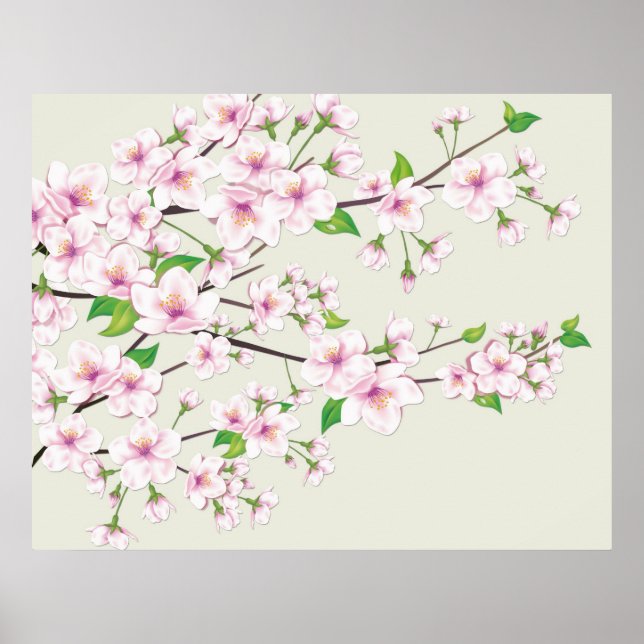 Cherry Blossom Sakura Print (Front)