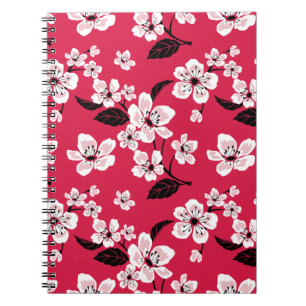 CHERRY BLOSSOM - SAKURA (RED) NOTEBOOK