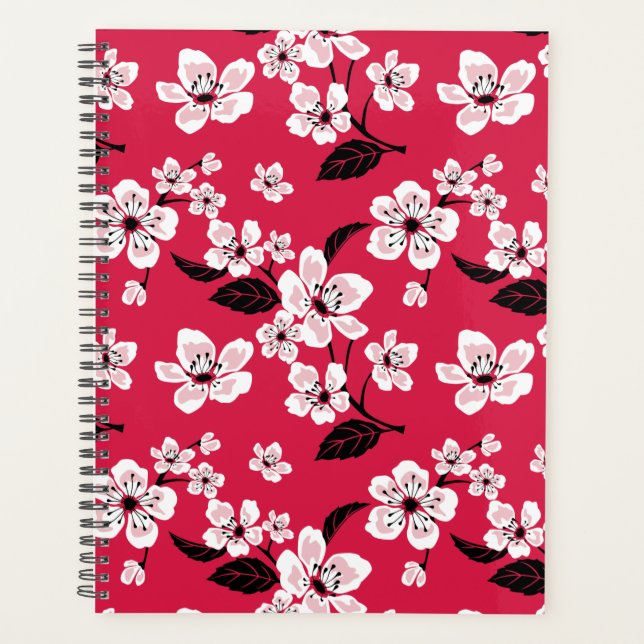 CHERRY BLOSSOM - SAKURA (RED) PLANNER (Front)