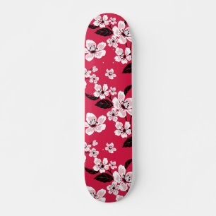 CHERRY BLOSSOM - SAKURA (RED) SKATEBOARD