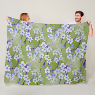 Cherry Blossom - Sakura seamless pattern 2 Fleece Blanket