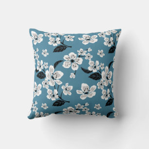 CHERRY BLOSSOM - SAKURA (SMOKY BLUE) CUSHION