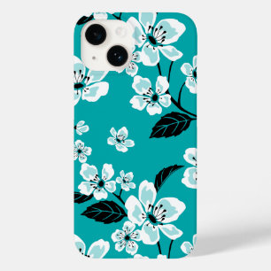 CHERRY BLOSSOM - SAKURA (TEAL) Case-Mate iPhone 14 CASE