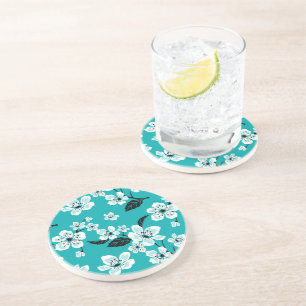 CHERRY BLOSSOM - SAKURA (TEAL) COASTER