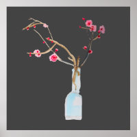 Cherry Blossom sakura watercolor art