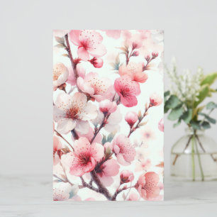 Cherry Blossom Scrapbooking Paper