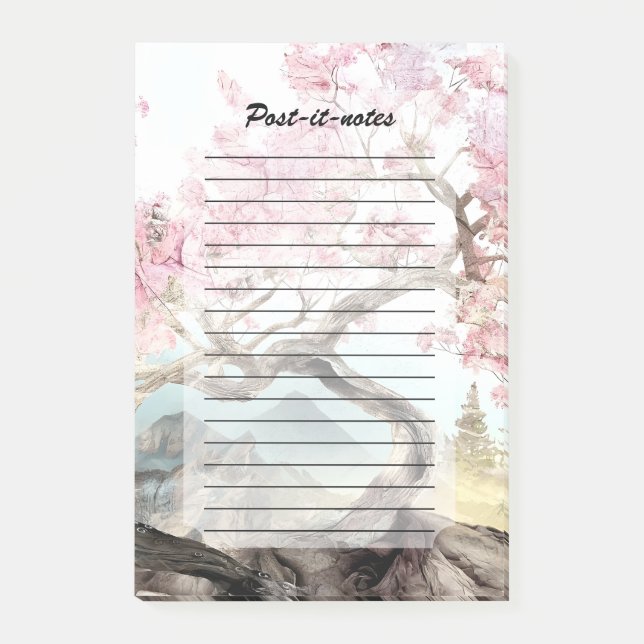Cherry Blossom Serenade Post-it Notes (Front)
