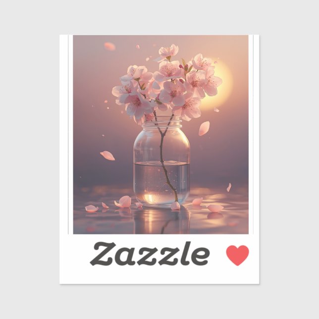 Cherry Blossom Serenity – Elegant Sakura Branch in (Sheet)