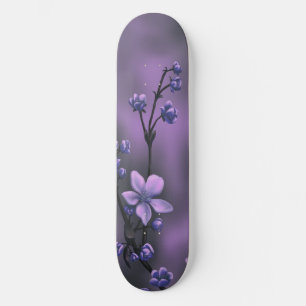 Cherry blossom skateboard