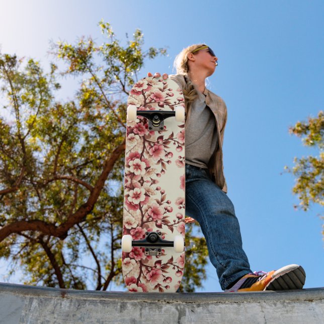 Cherry Blossom Skateboard (Outdoor 1)