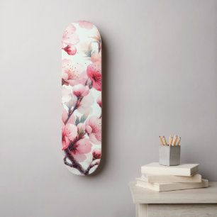 Cherry Blossom Skateboard