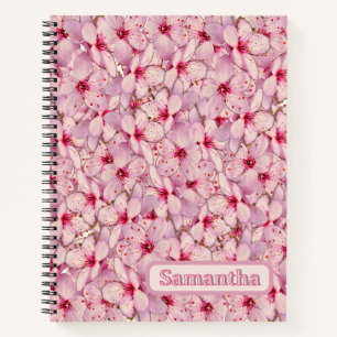 Cherry Blossom Spiral Notebook