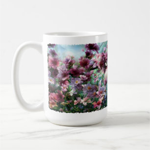 Cherry Blossom Splash Flowers Coffee Mug