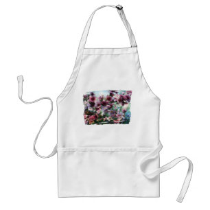 Cherry Blossom Splash Flowers Standard Apron