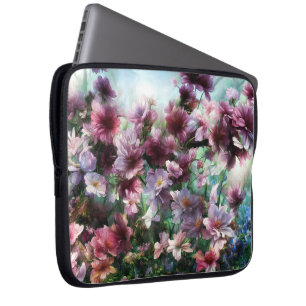Cherry Blossom Splash Laptop Sleeve