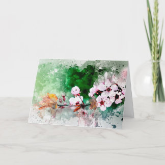 Cherry Blossom Splendour Note Card