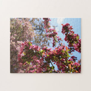 Cherry Blossom Spring Nature Photography Garden Jigsaw Puzzle