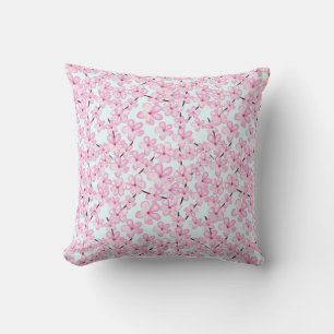 Cherry blossom, spring pink sakura cushion