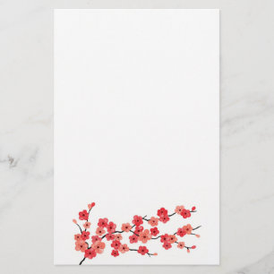 Cherry Blossom Stationery