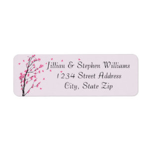 Cherry Blossom Stem - Return Address Labels