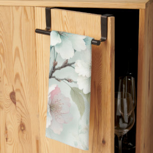 Cherry Blossom Tea Towel