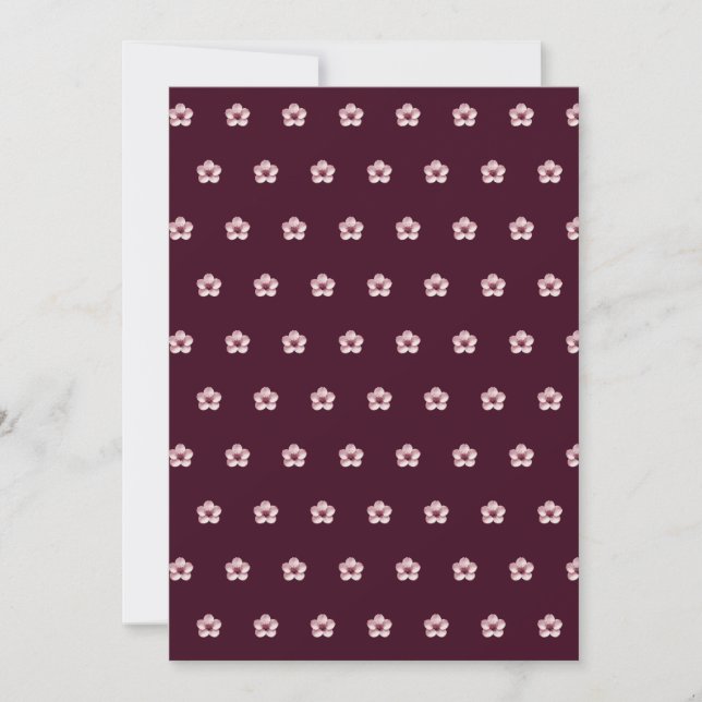 Cherry Blossom Thank You Cards (Front)