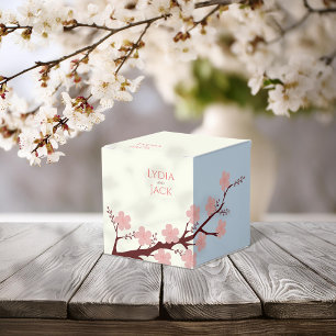Cherry Blossom Themed Wedding Favour Box