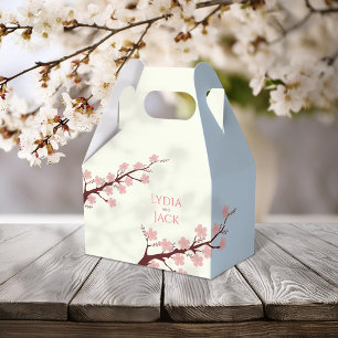 Cherry Blossom Themed Wedding Favour Box