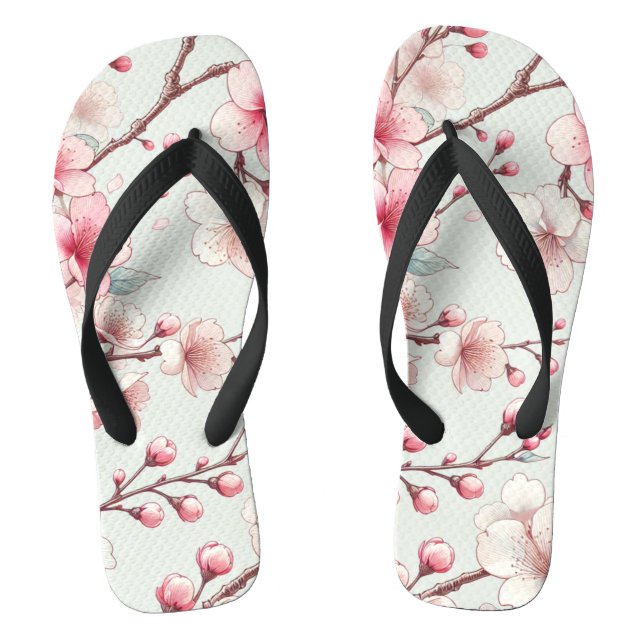 Cherry Blossom Thongs (Footbed)