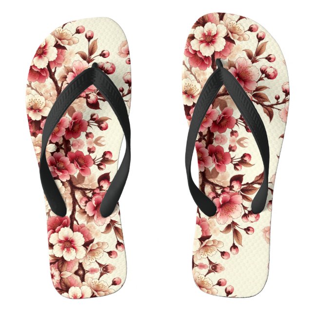 Cherry Blossom Thongs (Footbed)