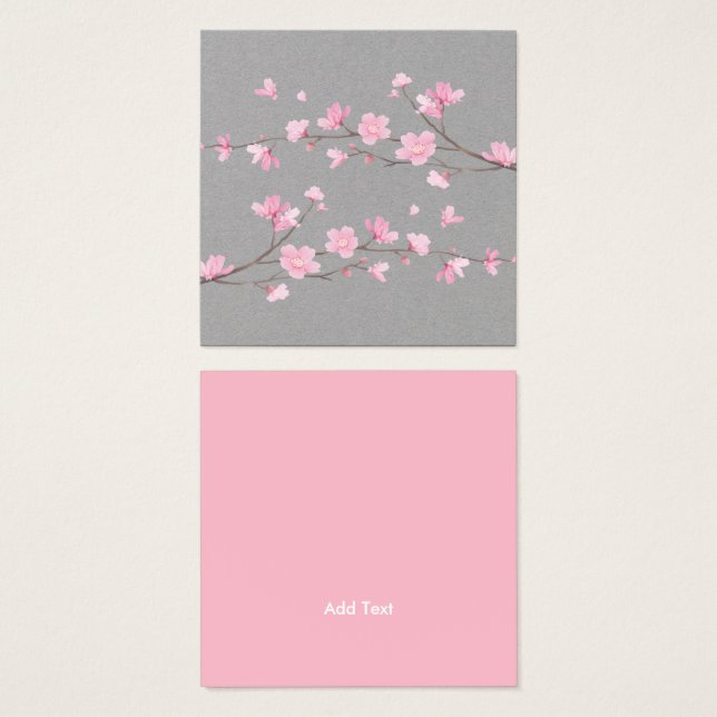 Cherry Blossom - Transparent Background (Front & Back)