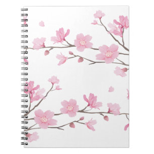 Cherry Blossom - Transparent-Background Notebook