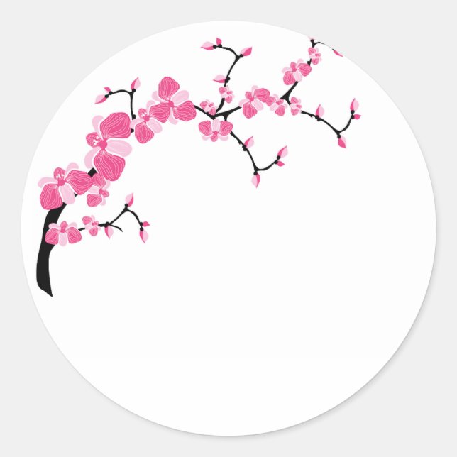 Cherry Blossom Tree Branch Stickers (Front)