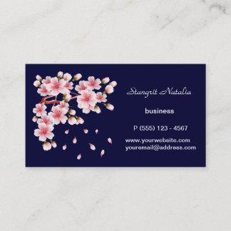Cherry Blossom Tree Business Card