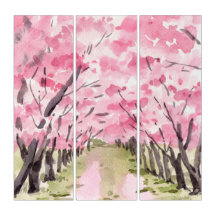 Cherry Blossom Tree Concept Wall Art