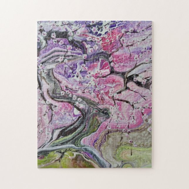 Cherry Blossom Tree Jigsaw Puzzle (Vertical)