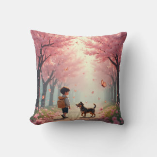 Cherry Blossom Tree Little Child Cushion
