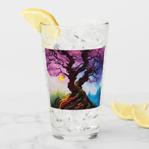 Cherry blossom Tree of life Glass