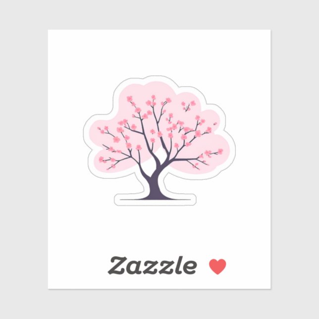 Cherry Blossom Tree Pink Floral (Sheet)