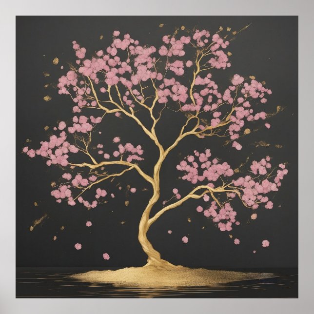 Cherry Blossom Tree Poster (Front)