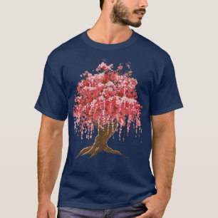 Cherry Blossom Tree Sakura Japanese Nature Graphic T-Shirt