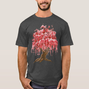 Cherry Blossom Tree Sakura Japanese Nature Graphic T-Shirt