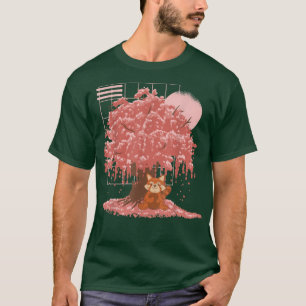 Cherry Blossom Tree Sakura Kawaii Panda Bear Japan T-Shirt