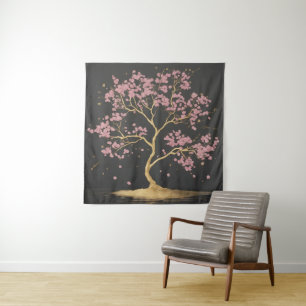 Cherry Blossom Tree Tapestry