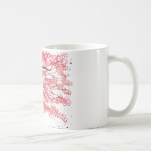 Cherry blossom tree watercolor sakura Japanese  Coffee Mug