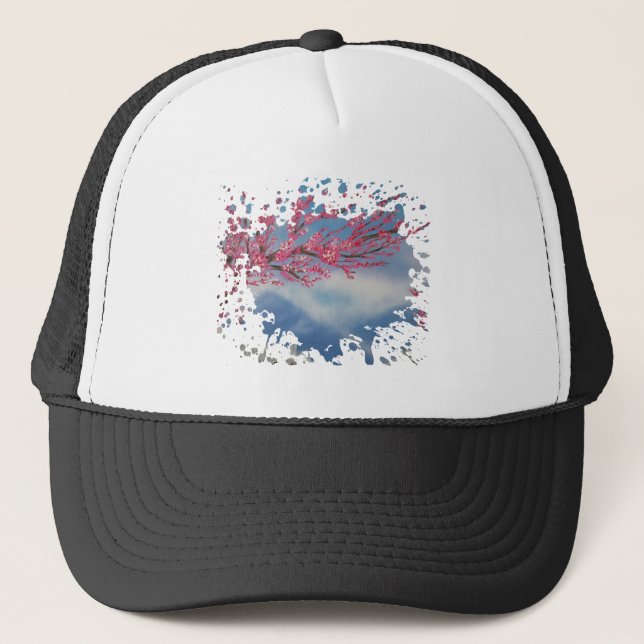 Cherry Blossom Trucker Hat (Front)