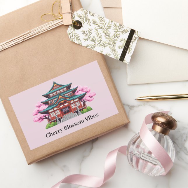 Cherry Blossom Vibes Sakura Sticker Pack Rectangle (Gifting)