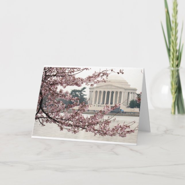 Cherry Blossom Washington DC Card (Front)