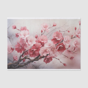 Cherry Blossom Watercolour Tissue Paper
